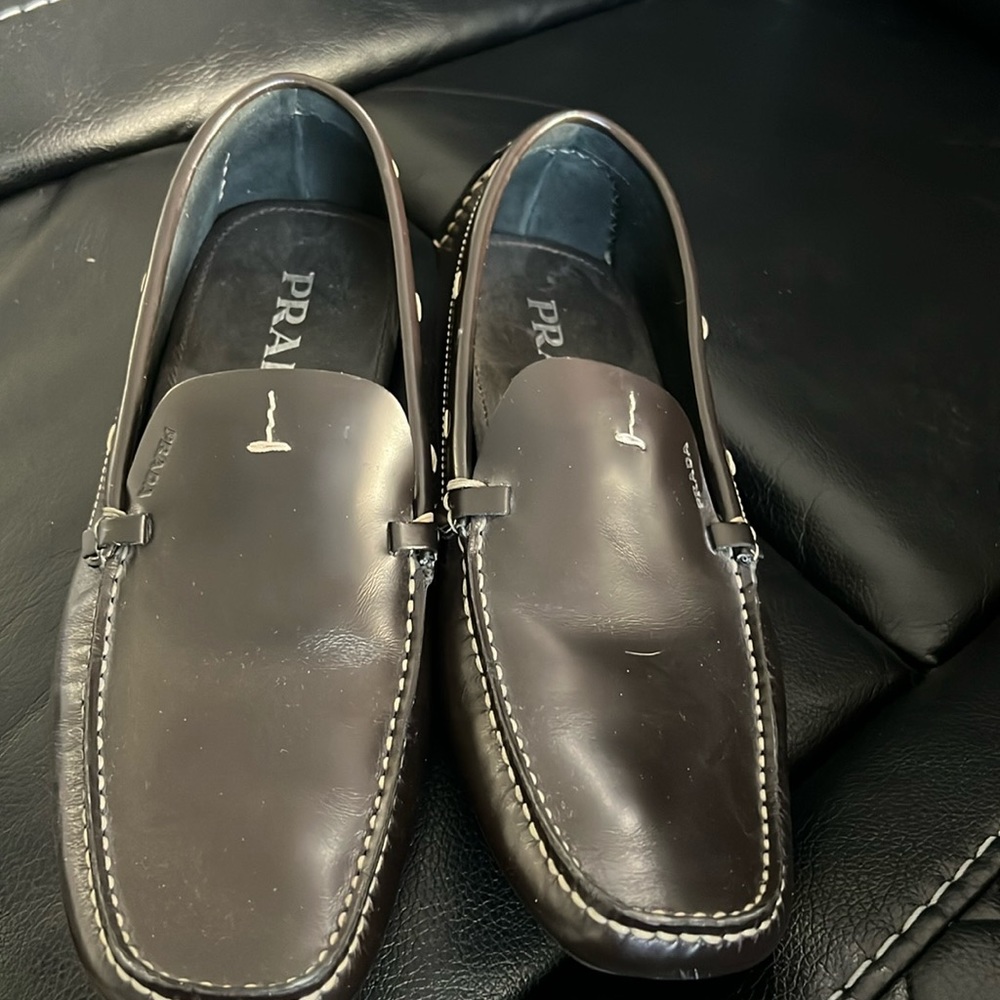 Prada loafers worn once!